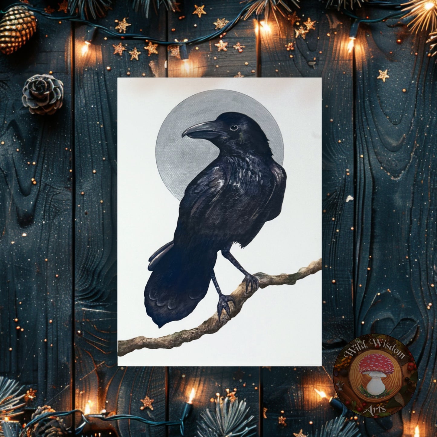 Celestial Crow - Hand finished