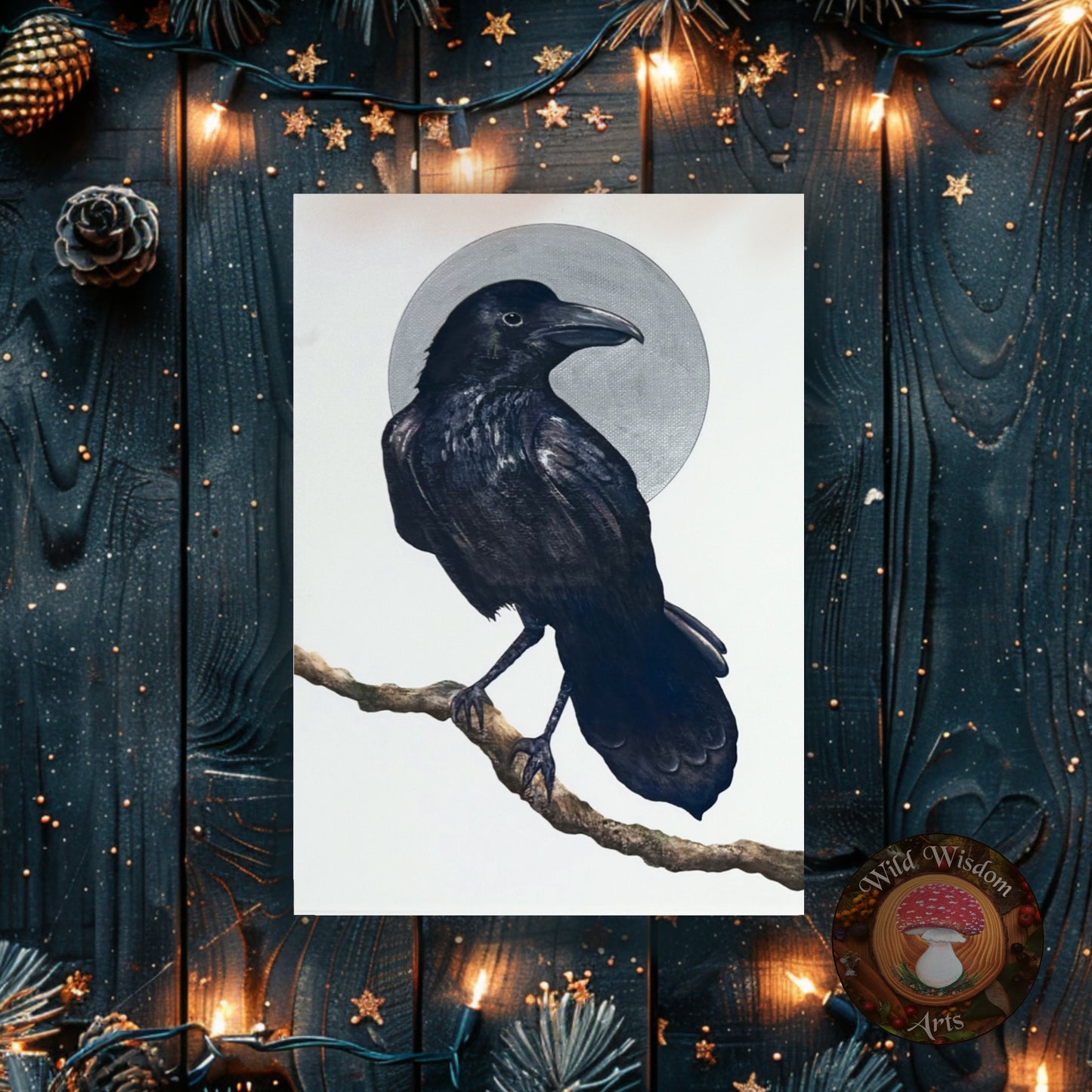 Celestial Crow - Hand finished