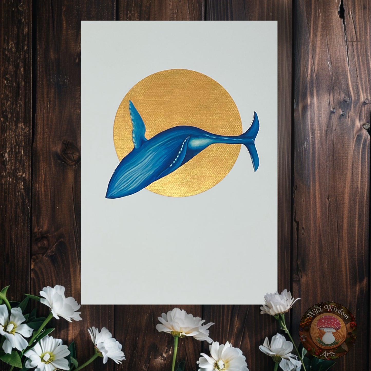 Celestial Whale - Hand finished